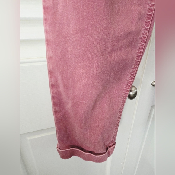 PAIGE Christy Raspberry Drawstring Pants 27 - Picture 6 of 10